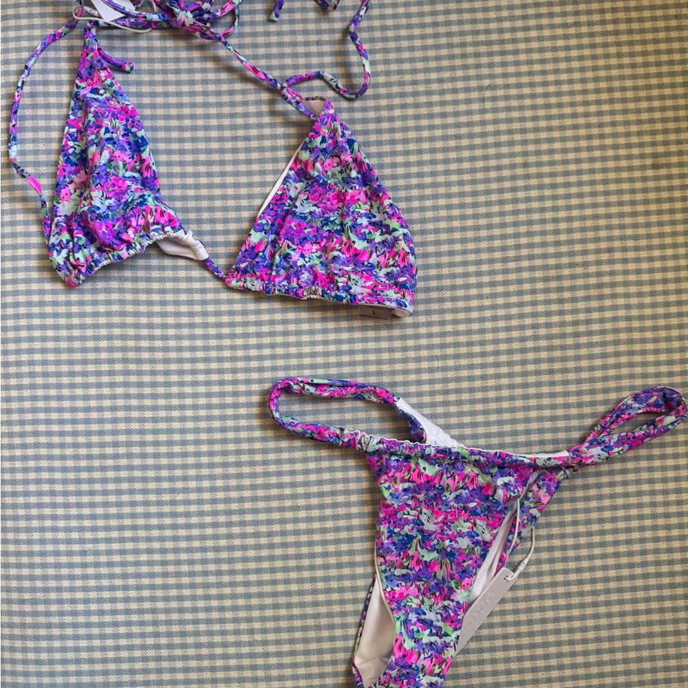 Floral Print Bikini Set